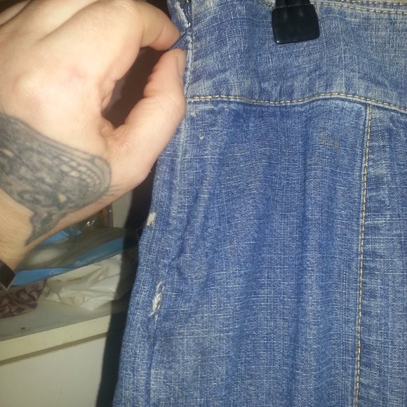 Calvin Klein Wide Leg Jeans w/ Tassel belt - Picture 5 of 8